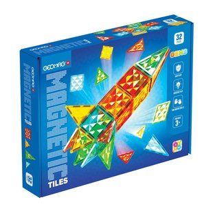 Магнітний конструктор Geomag Magnetic Tiles Gems Rocket 32 4105 фото